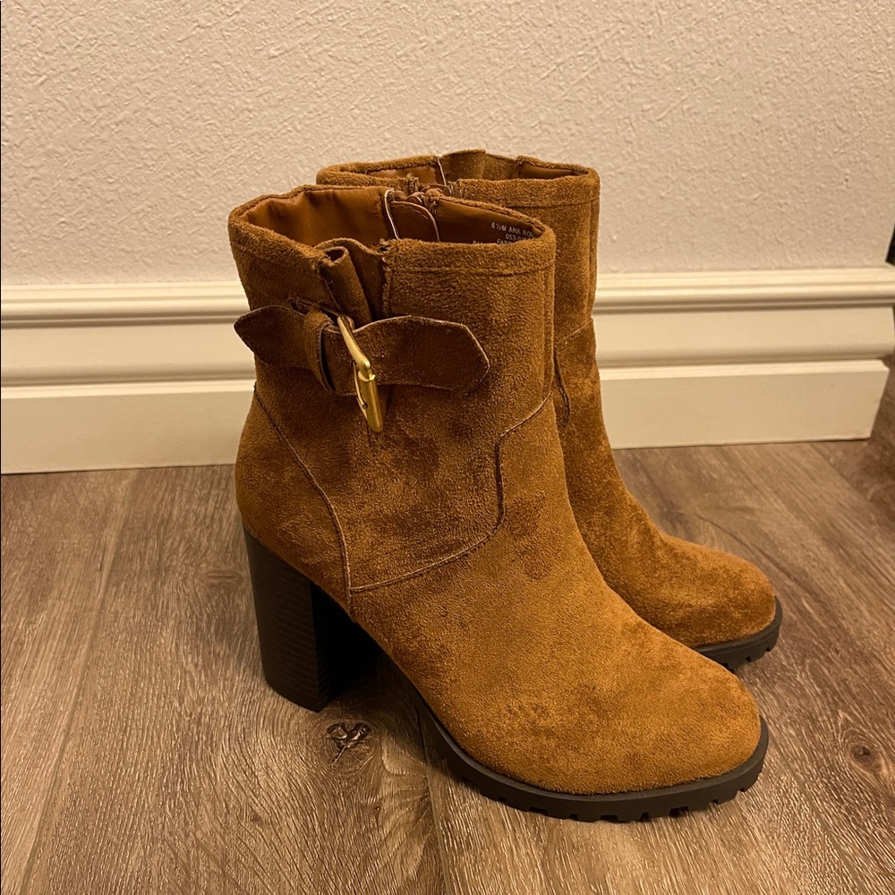 Brown booties
